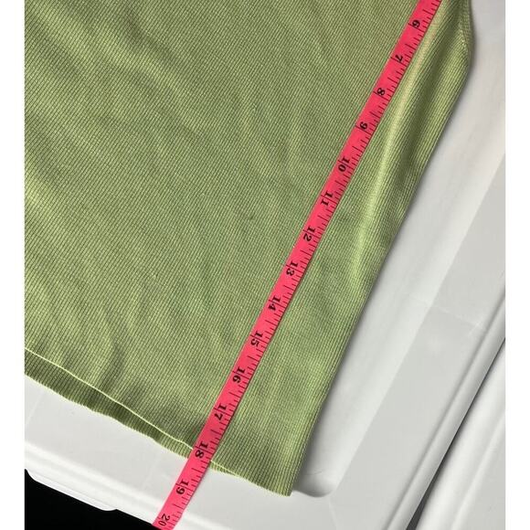 Eileen Fisher Green Sweater Tank Top Silk Cotton Blend Knit Women’s - Picture 7 of 7